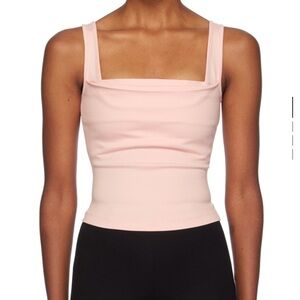 Miaou Luna top in pink! Size medium. Scuba-like fit that’s very shapely.